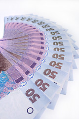 Image showing Ukrainian money value of 50
