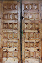 Image showing Wooden doors