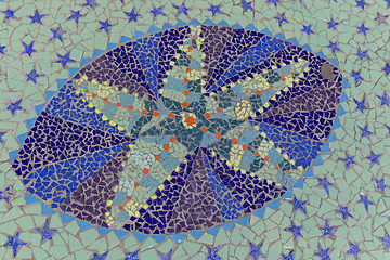 Image showing Colourful mosaic