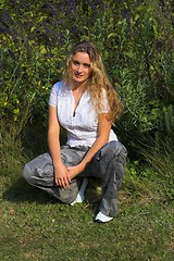 Image showing girl in the park