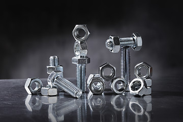 Image showing Nuts and Bolts