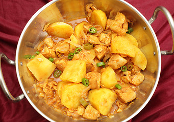 Image showing Vindaloo in a kadai