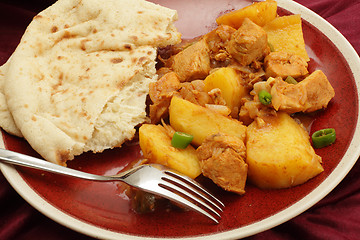 Image showing Chicken vindaloo curry