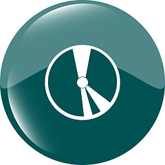 Image showing cd disk web icon button
