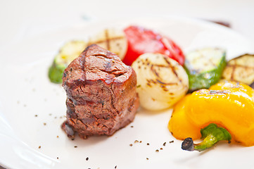 Image showing beef meat and vegetable