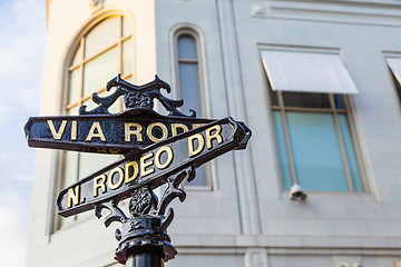 Image showing Rodeo Dr