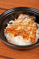 Image showing eel with rice