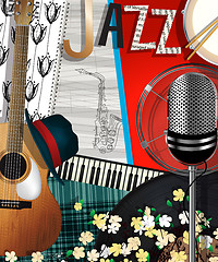 Image showing Collage jazz