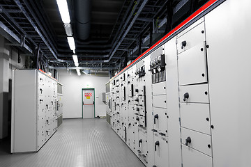 Image showing Control room of a power plant