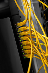 Image showing Hihg tech network cables