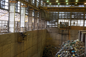 Image showing Waste processing plant interior