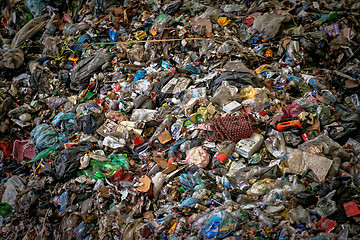 Image showing Large heap of garbage