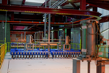 Image showing Industrial interior of a generic power plant