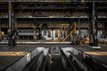 Image showing Large industrial door