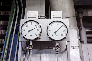 Image showing Industrial measurement device closeup