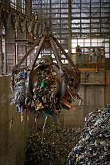 Image showing Waste processing plant interior