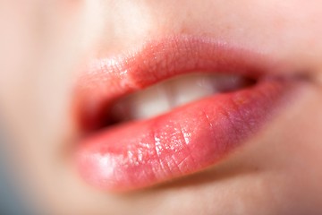 Image showing The lips of my beautiful and beloved girlfriend