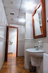 Image showing Bathroom interior with sink