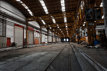 Image showing Interior of a vehicle repair station