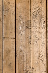 Image showing Wooden texture closeup