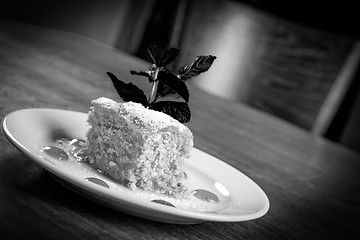 Image showing Delicious hungarian dessert closeup