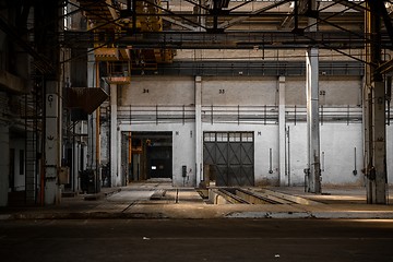 Image showing Large industrial door