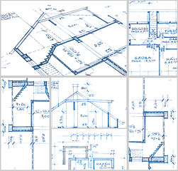 Image showing The part of architectural project