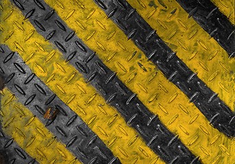 Image showing Yellow and black industrial texture
