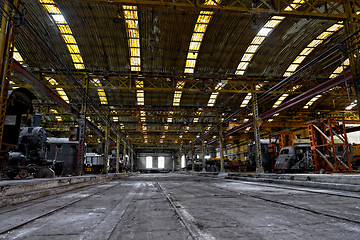 Image showing Interior of a vehicle repair station