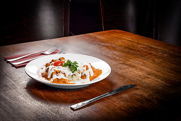 Image showing Delicious stew on the table