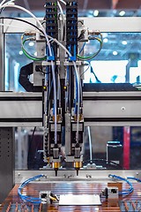 Image showing Laser cutter in a factory