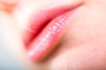 Image showing The lips of my beautiful and beloved girlfriend