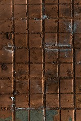 Image showing Dirty industrial tiles