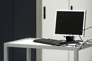 Image showing Modern computer on a desk