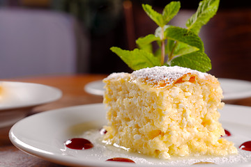 Image showing Delicious hungarian dessert closeup