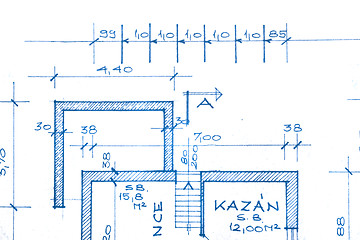 Image showing The part of architectural project