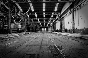 Image showing Interior of a vehicle repair station