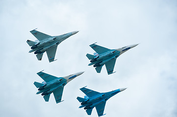 Image showing Military air fighters