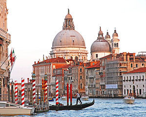 Image showing Italy. Venice. The Grand Canal and Basilica Santa Maria della Sa