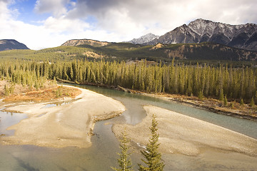 Image showing Mountain river valley