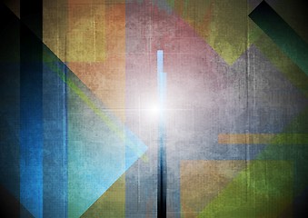Image showing Abstract grunge vector background