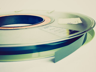 Image showing Retro look Tape reel