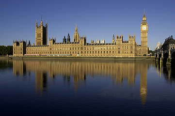 Image showing houses of parliment and big ben