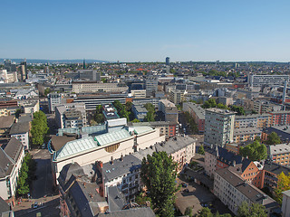 Image showing Aerial view of Frankfurt