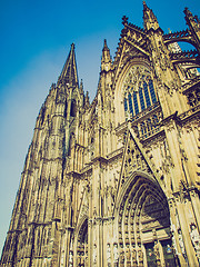 Image showing Retro look Koeln Dom