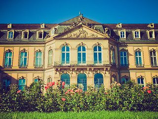 Image showing Retro look Neues Schloss (New Castle), Stuttgart