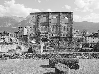 Image showing Roman Theatre Aosta