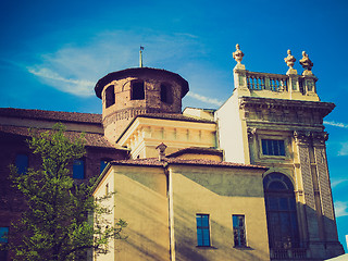 Image showing Retro look Palazzo Madama, Turin