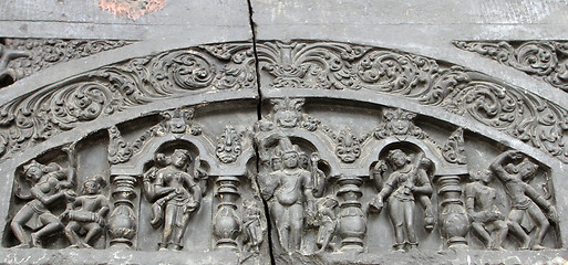 Image showing Brahma and other deities