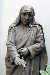 Image showing Statue of mother teresa in Mother house, Kolkata